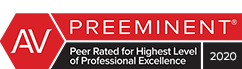 AV Preeminent (Peer Review Rated) by Martindale Hubbell