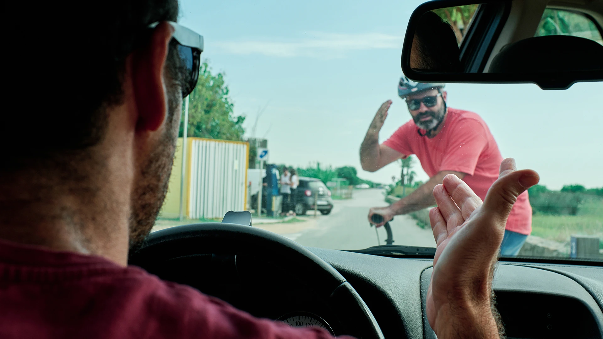 frustrated cyclist car accident